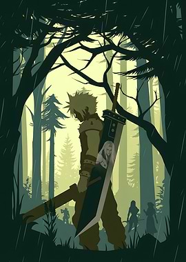 Cloud Strife in a Rainy Forest