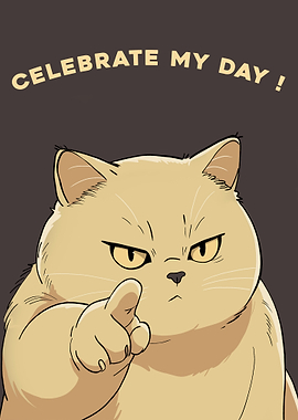 Grumpy Cat Points and Demands Celebration