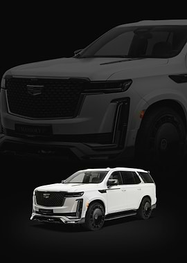White Mansory Cadillac Escalade