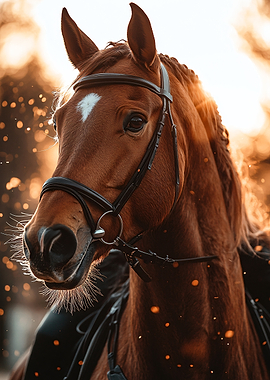 Close-up of a Chestnut Horse