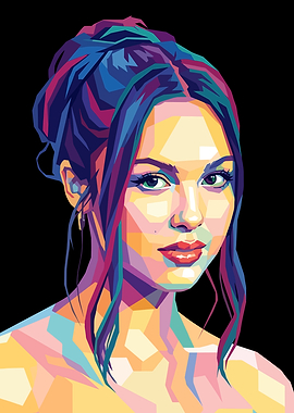 Olivia Rodrigo Pop Art Portrait