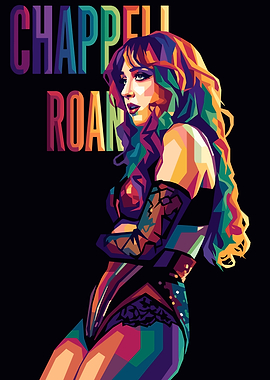 Chappell Roan Pop Art Portrait