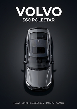 Volvo S60 Polestar Top View