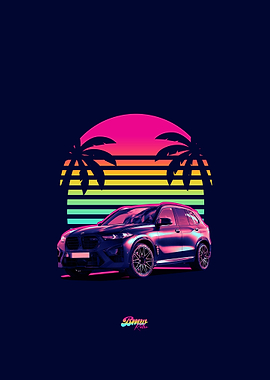 Retro BMW X5 SUV