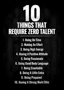 10 Things That Require Zero Talent