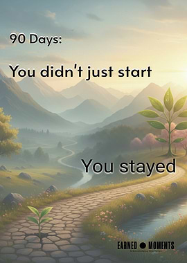 90 Days: You didn't just start, you stayed