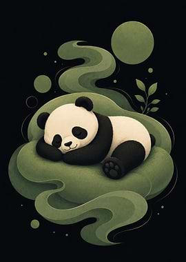 Afternoon Nap – Resting Panda
