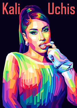 Kali Uchis Pop Art Portrait