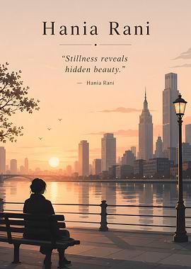 Hania Rani Cityscape Quote