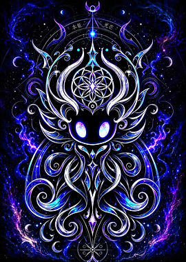 Cosmic Hollow Knight with Ornate Design