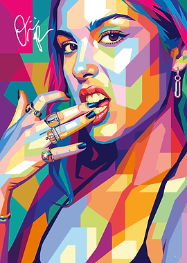 olivia rodrigo pop art