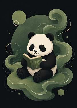 Reading Slowly – Thoughtful Panda