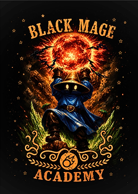 Black Mage Academy Poster