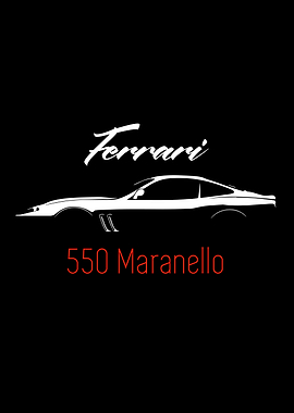 Ferrari 550 Maranello Silhouette