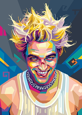 Pop Art Portrait of a Man