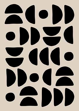 Abstract Geometric Shapes Poster