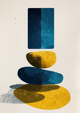 Abstract Stacked Shapes