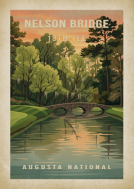 Augusta National Nelson Bridge 13th Tee