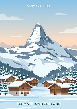 Visit the Alps Zermatt Switzerland