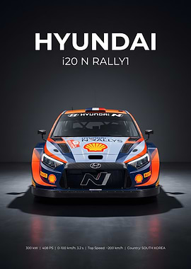 Hyundai i20 N Rally1 Car