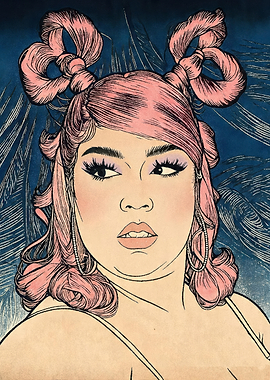 Pop Art Portrait of a Woman