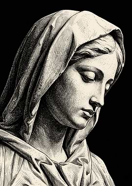 Statue of a Mourning Woman