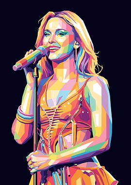 Colorful Pop Art Zara Larsson
