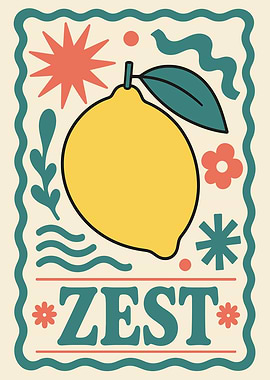 Zest Lemon Graphic