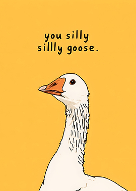funny Silly Goose