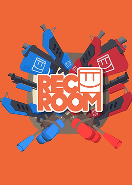 Rec Room Logo with Weapons