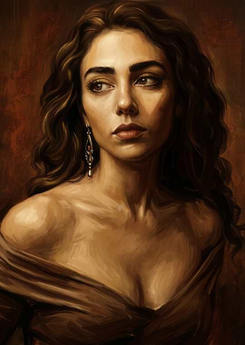 Portrait of a Woman with Dark Hair