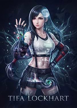 Final Fantasy VII Tifa Lockhart Digital Art