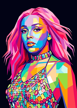 Doja Cat Pop Art