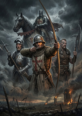 Medieval Knights in Battle