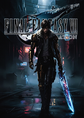 Final Fantasy VII Remake Poster