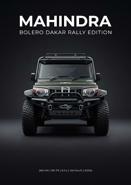 Mahindra Bolero Dakar Rally Edition