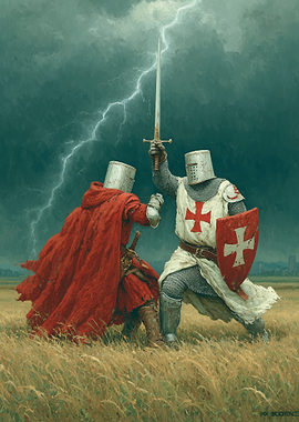 Knights in a Lightning Storm