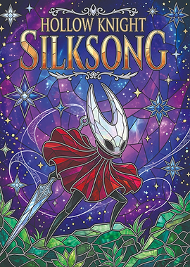 Hollow Knight Silksong Stained Glass Art