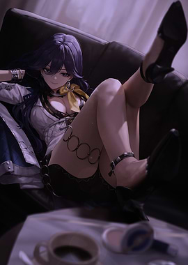 Girl on Couch