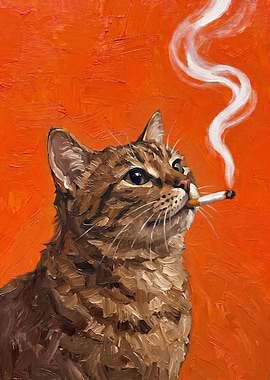 Cat & Cigarette