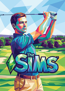 The Sims Golf Pop Art