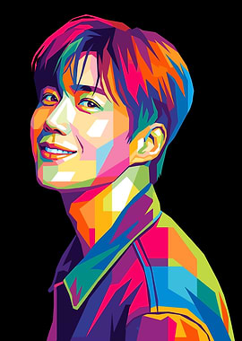 Kim Seonho Pop Art Potrait