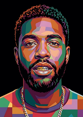 Colorful Portrait of a Man