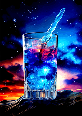 Cosmic Drink with Ice