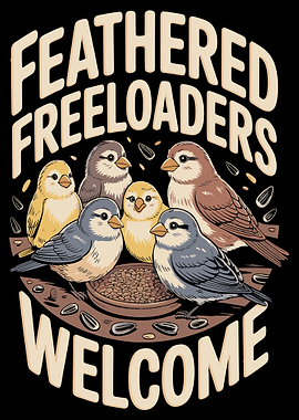Feathered Freeloaders Welcome Birds