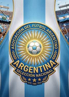 Argentina National Football Team Emblem