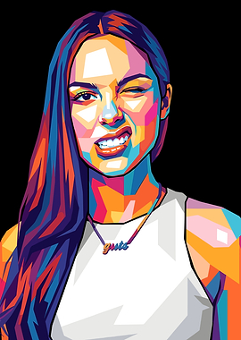 Pop Art Portrait of Olivia Rodrigo