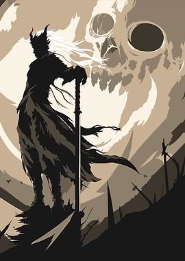 Pixel Art Warrior with Sword