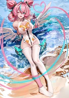 Cute Girl on a Beach