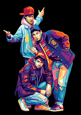 The Beastie Boys Pop Art